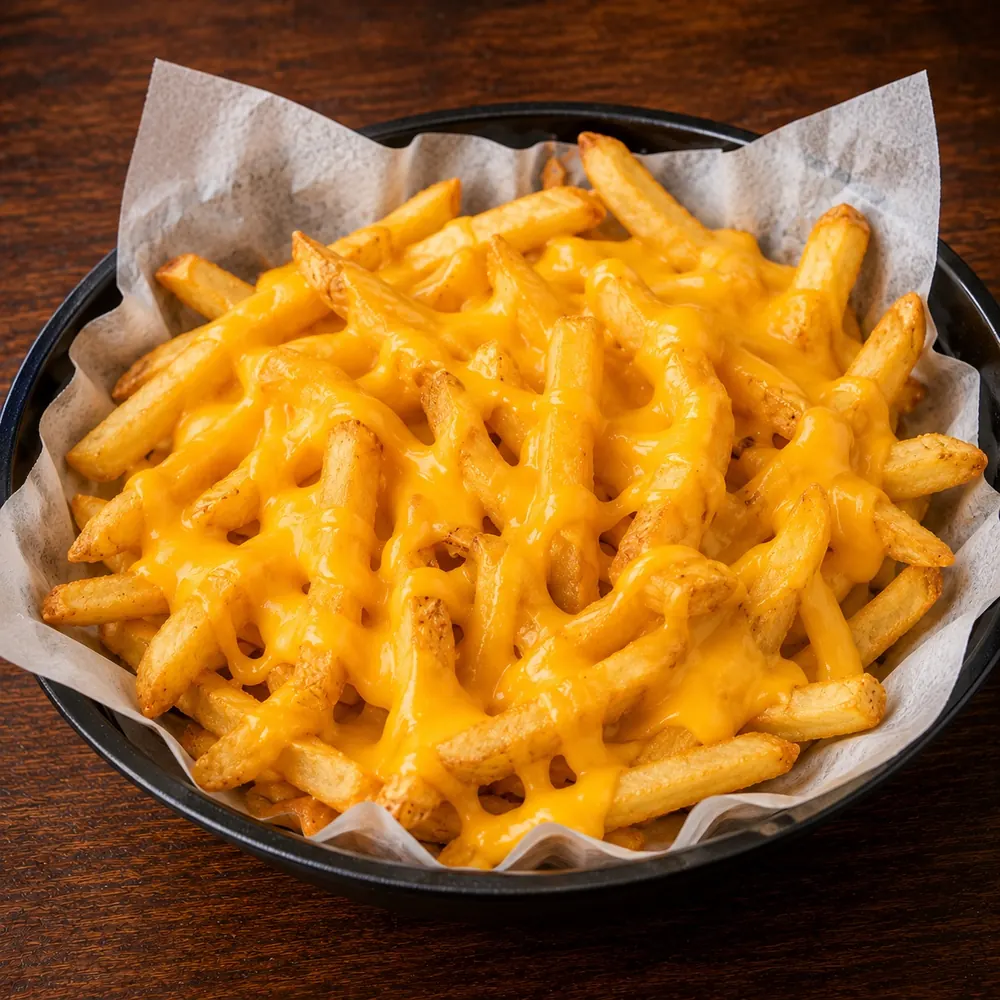 Papas con queso