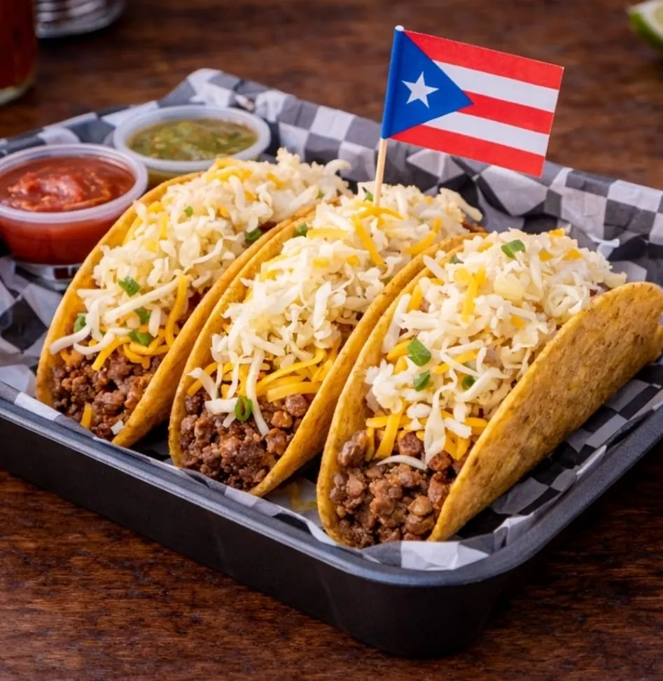 Tres tacos, imagen ilustrativa